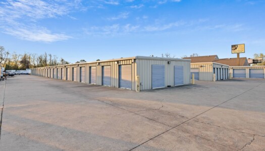 drive-up storage units at Storage Sense at 2282 East Bert Kouns Industrial Loop in Shreveport LA