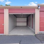 open drive-up storage unit at Storage Sense in Lebanon, PA
