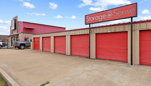 drive-up storage units at Storage Sense in College Station, TX