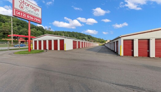drive-up storage units at Storage Sense in Monroeville, PA