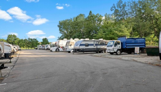 vehicle parking at Storage Sense in Monroeville, PA