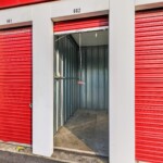open drive-up storage unit at Storage Sense in Monroeville, PA