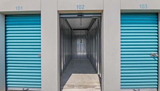 small open drive-up storage unit at Storage Sense in Irmo, SC