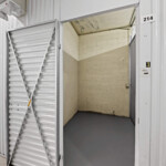 open indoor storage unit at Storage Sense in Naples, FL