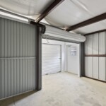 open storage unit at Storage Sense on Wheeler Road in Augusta, GA