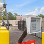 keypad access to front gate at Storage Sense on Wheeler Road in Augusta, GA