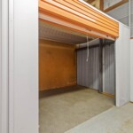 open indoor storage unit at Storage Sense on Wheeler Road in Martinez, GA