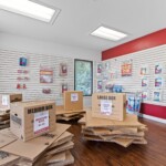 storage supplies sold in the office at Storage Sense in North Augusta, SC