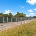 fenced perimeter at Storage Sense in North Augusta, SC