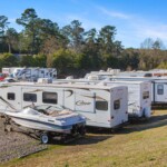 Vehicle Storage - Outdoor Parking Security Camera at Storage Sense in North Augusta SC