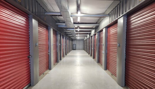 Indoor temperature-controlled storage units