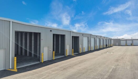 Drive-up storage units