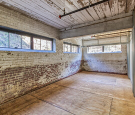 Clean and secure storage hallways