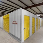 Indoor climate-controlled storage units