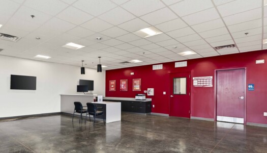 Self storage facility office