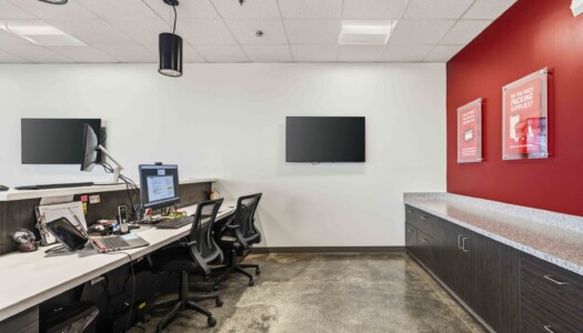 Self storage facility office