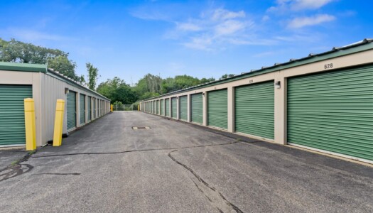 drive-up storage units at Storage Sense in North Franklin, CT