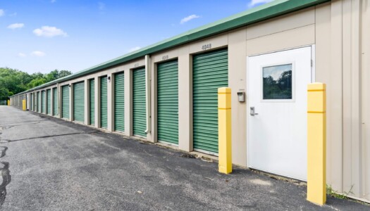 drive-up storage units at Storage Sense in North Franklin, CT