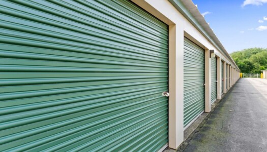 drive-up storage units at Storage Sense in North Franklin, CT