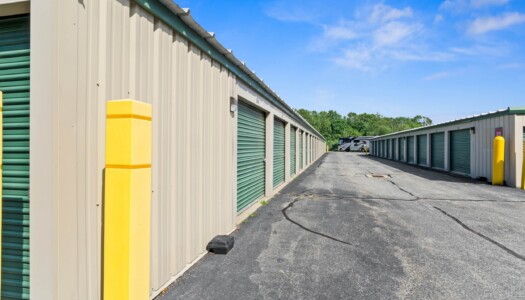drive-up storage units at Storage Sense in North Franklin, CT