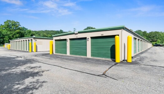 drive-up storage units at Storage Sense in North Franklin, CT