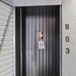 inside a storage unit at Storage Sense in Dunbar, WV