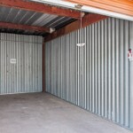 inside a storage unit at Storage Sense in Dunbar, WV