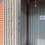 inside a storage unit at Storage Sense in Dunbar, WV