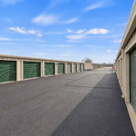 Drive-up storage units