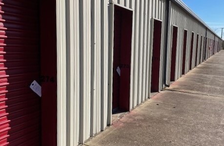Drive-up storage units
