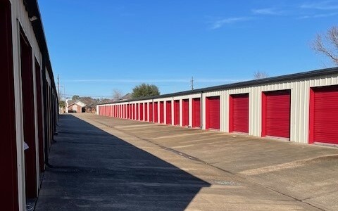 Drive-up storage units