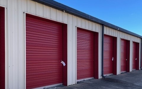 Drive-up storage units