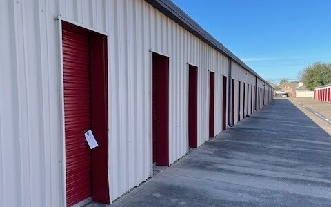 Drive-up storage units