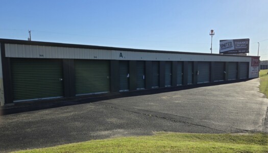 Drive-up storage units