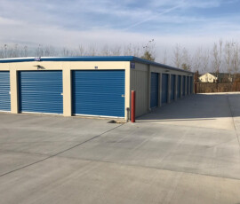 Drive-up storage units