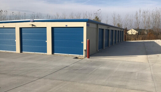 Drive-up storage units