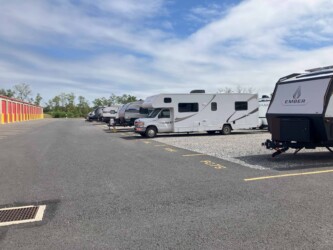 Outdoor vehicle storage