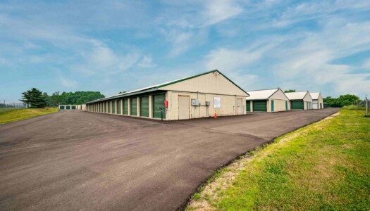 Drive-up storage units