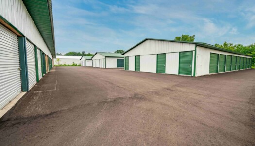Drive-up storage units