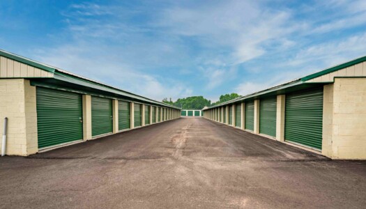 Drive-up storage units