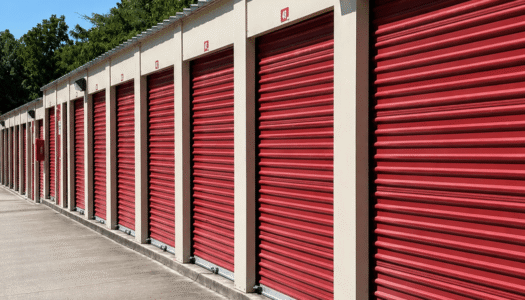 Drive-up storage units