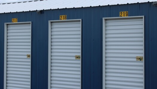 Drive-up storage units