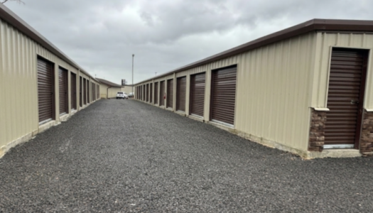 Drive-up storage units