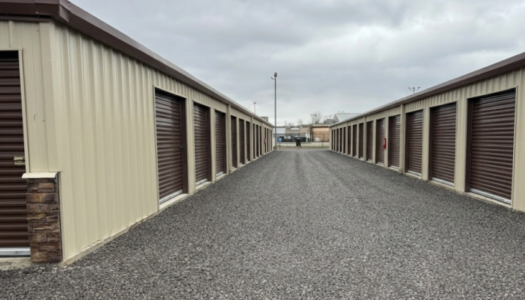 Drive-up storage units