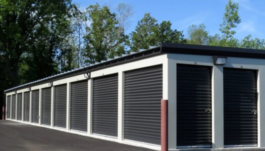 Drive-up storage units