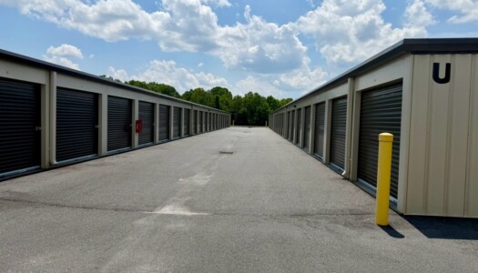 Drive-up storage units