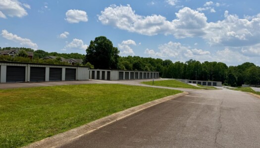 Drive-up storage units