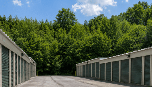 Drive-up storage units
