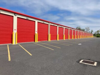 Drive-up storage units