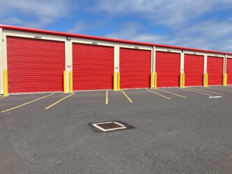 Drive-up storage units